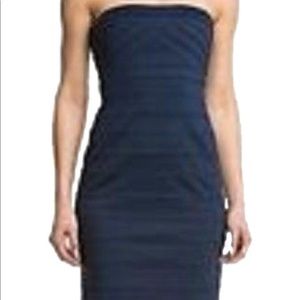 Bcbg max azria navy bandage dress sz 2